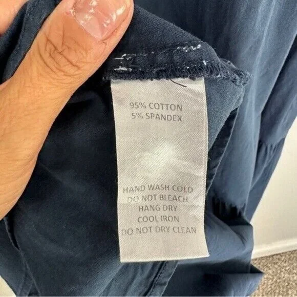 Mod REF THE ZARIA DRESS NAVY SQUARE NECK SIZE SMALL STYLE DR2436 - Picture 12 of 13